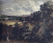 John Constable Dedham from near Gun Hill,Langham Sweden oil painting artist